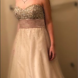 Champagne Prom / Homecoming Dress